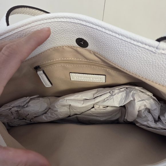 Summer St. John's Bay Tan and Black Tote Bag with Floral Design - Picture 8 of 14